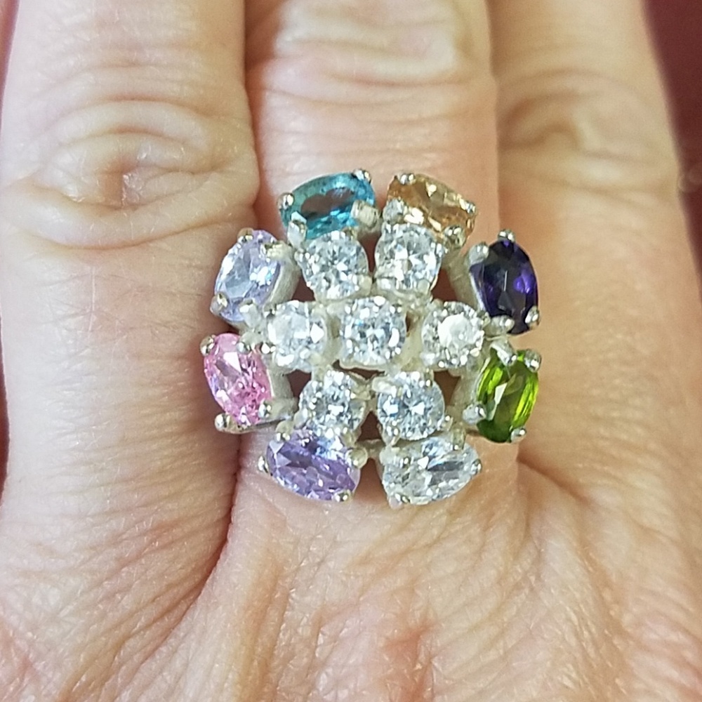 Sterling Silver Gemstone Ring
